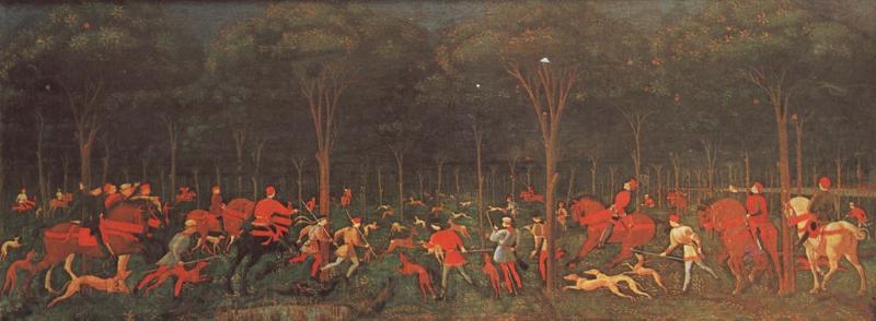 unknow artist The Hunt of all 15th-century Spain oil painting art